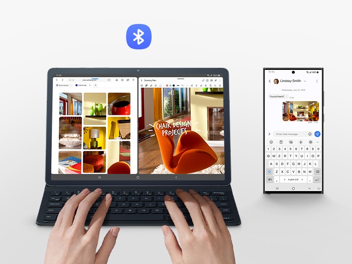 Capa Teclado Slim para Galaxy Tab S9 Preta | Samsung Brasil