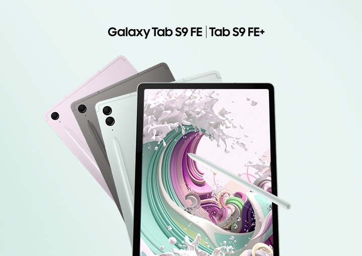 Tab S9 FE+ 5G - Verde Claro + Galaxy Buds FE - Grafite 128 GB