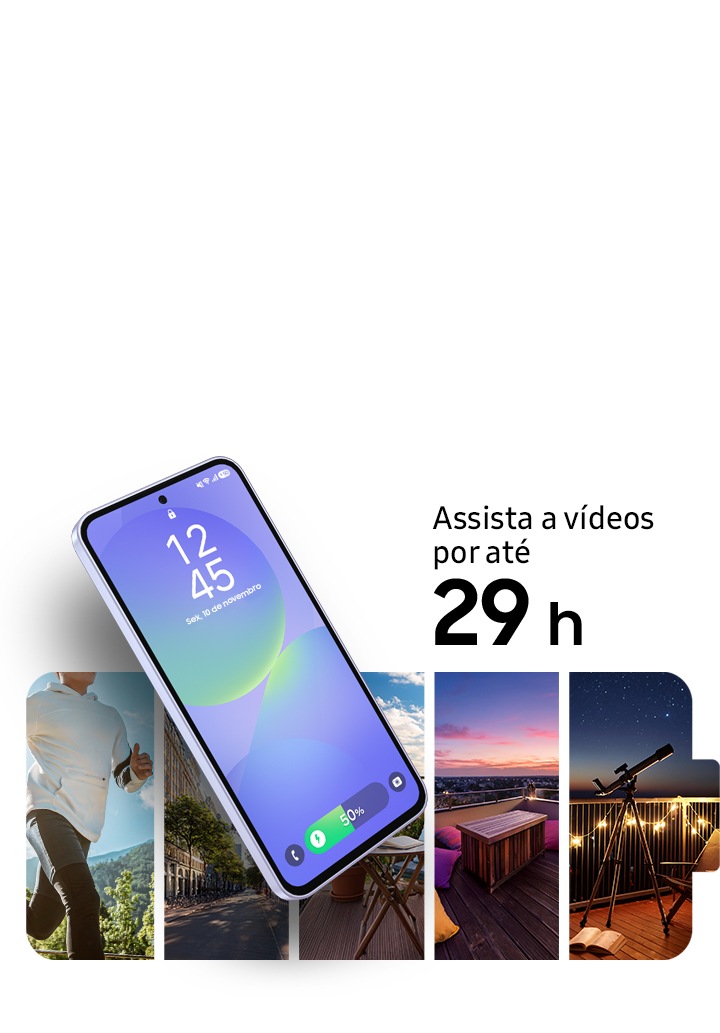 Samsung　Galaxy A36 5G 128GB Celular Samsung Galaxy A36 5G 128GB, 6GB RAM, Câmera 50MP
