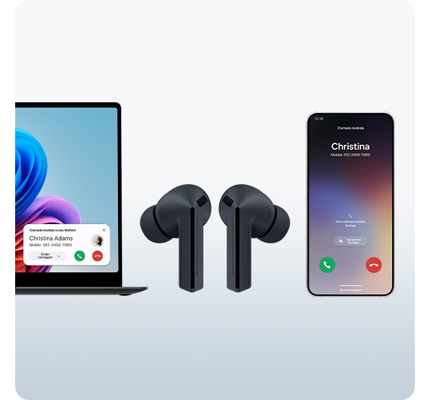 Galaxy Buds3 FE Gray | Samsung Brasil