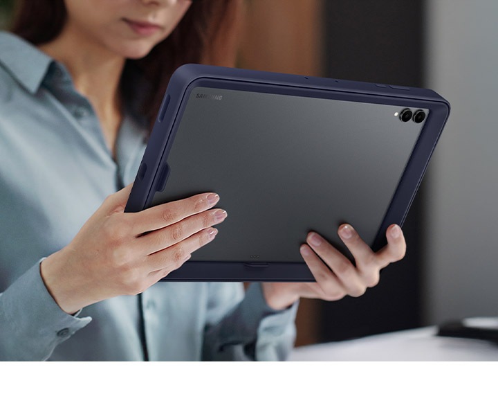 Capa Frame Cover Galaxy Tab S11 Ultra Navy | Samsung Brasil