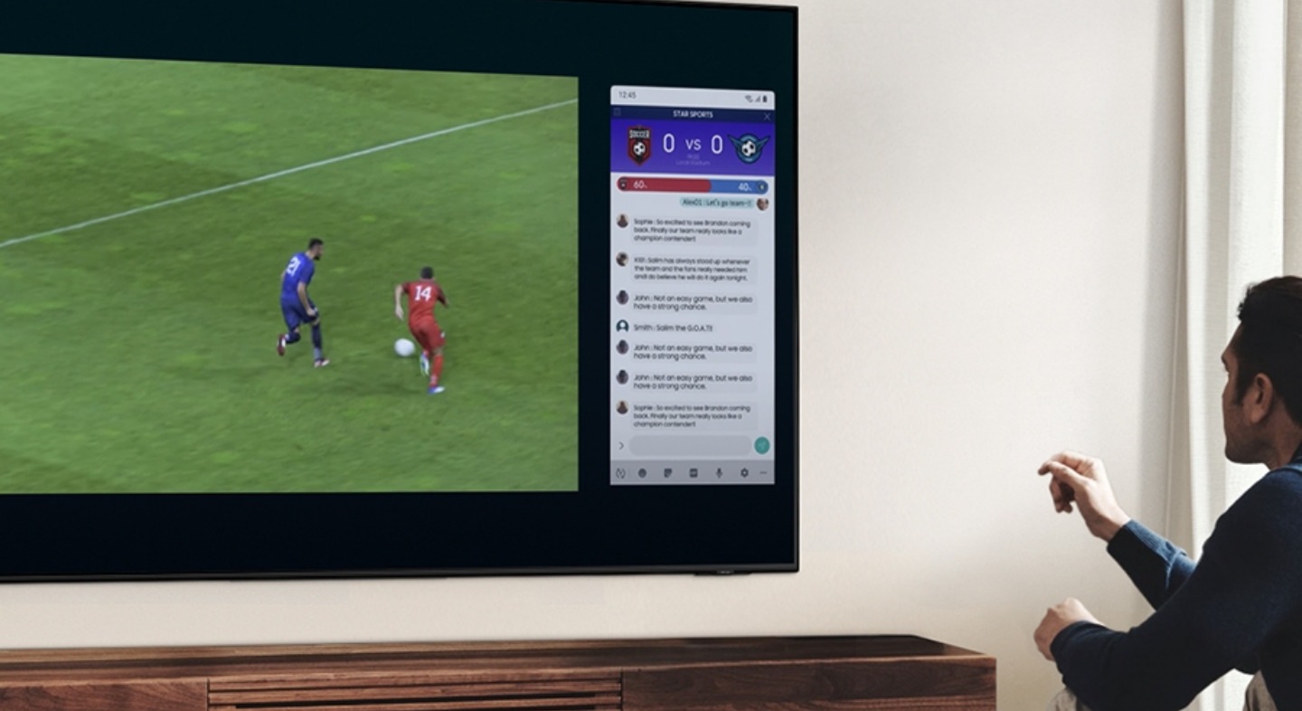 Função Multitela na sua TV 4K 