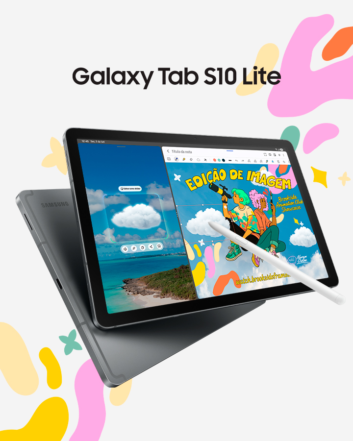 H*E様 Galaxy Tab S10 Lite 本体 Galaxy Tab S10 Lite Gray 128 GB | Samsung Brasil