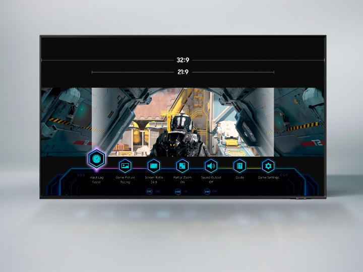 Super Ultra-Wide Screen and Game Menu