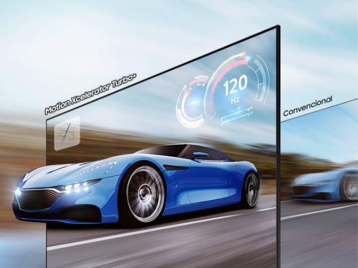 Até 120Hz de Taxa de Atualização com o Motion Xcelerator Turbo+
