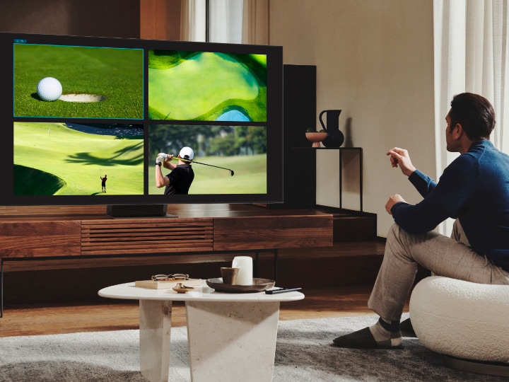 Função Multitela na sua TV 8K