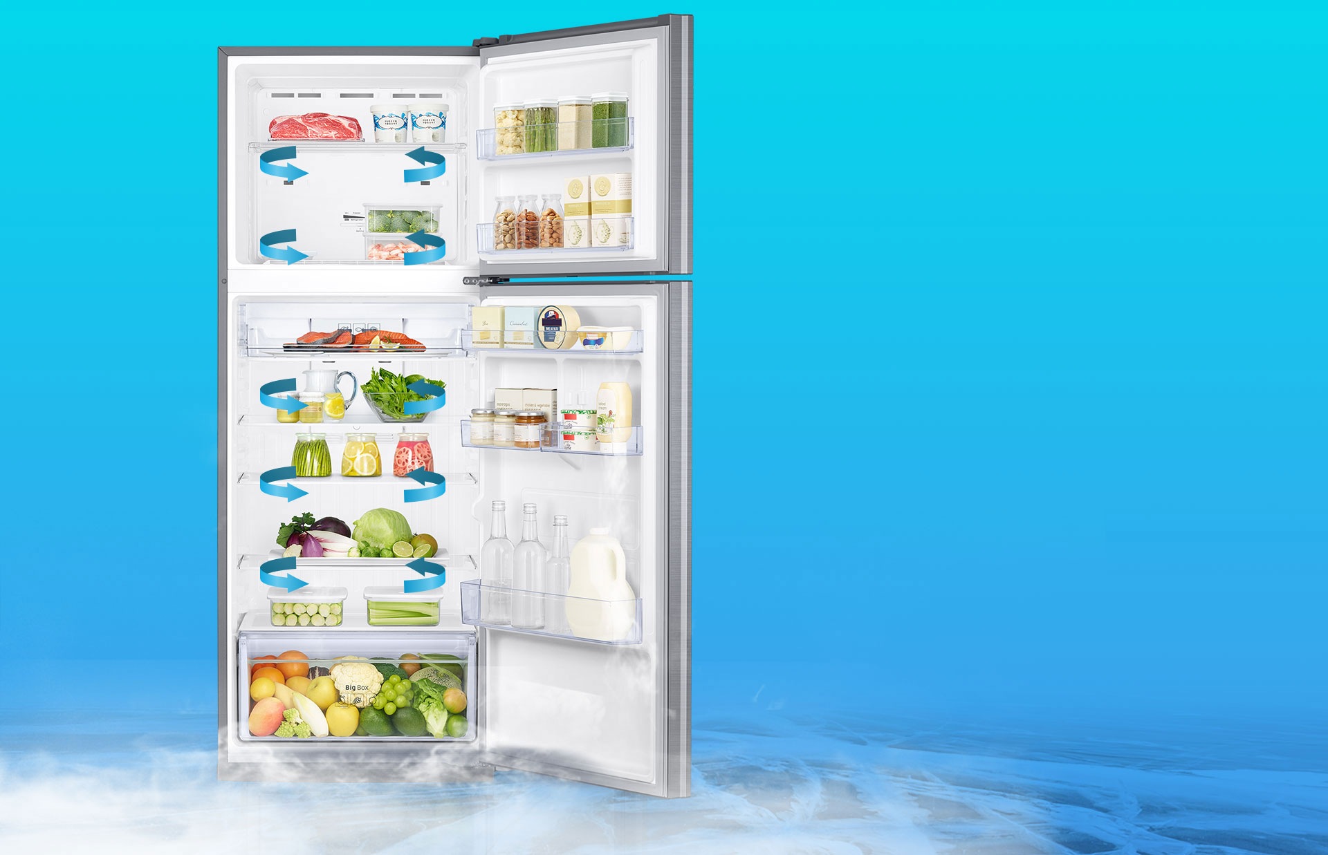 Geladeira Samsung Evolution RT38 com PowerVolt Inverter Duplex 385L Branca  | Samsung Brasil