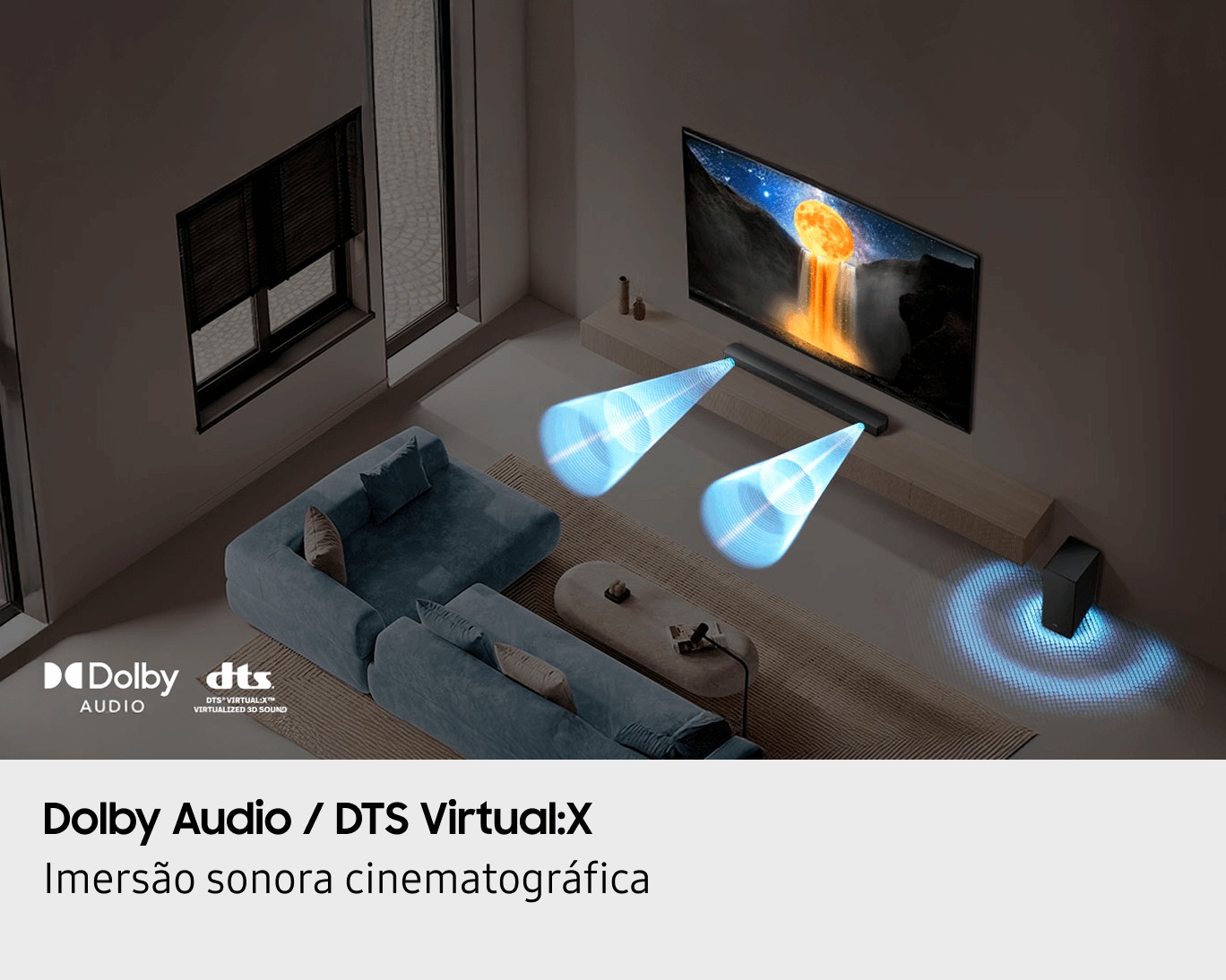 Soundbar Série B HW-B450F 2.1 canais Subwoofer 2025 Preto