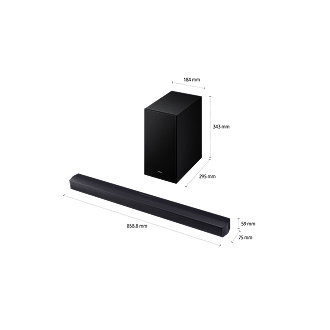Soundbar Série B HW-B450F 2.1 canais Subwoofer 2025 Preto