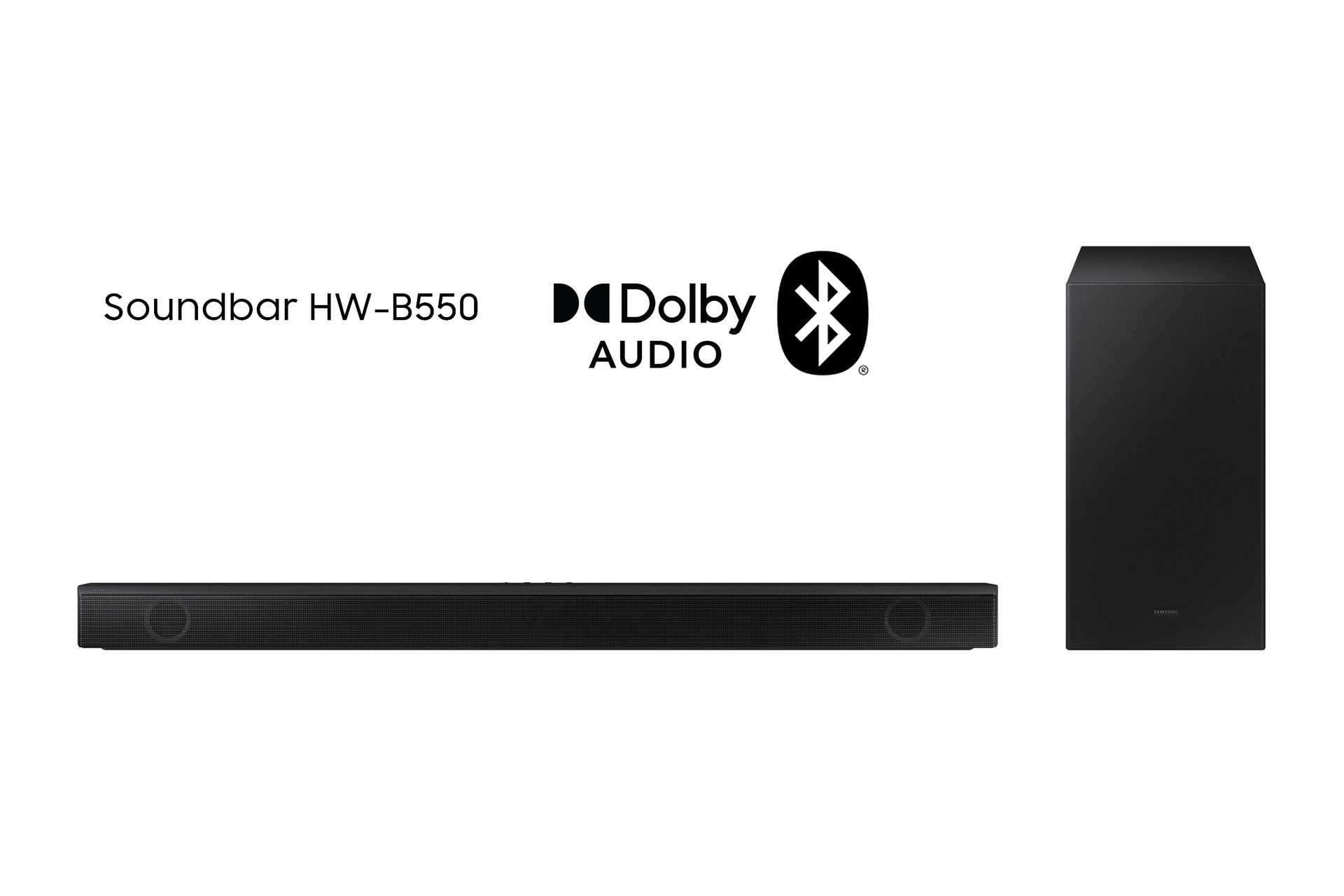 Soundbar HW-B550 com 2.1 | Samsung Brasil