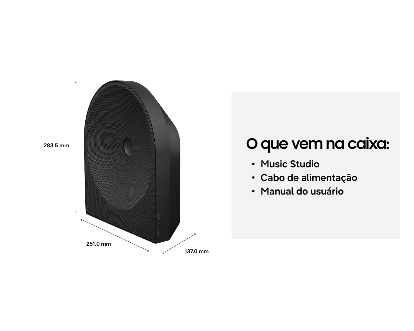 Music Studio 5 LS50H 2.0 canais Smart Speaker 2026 Preto