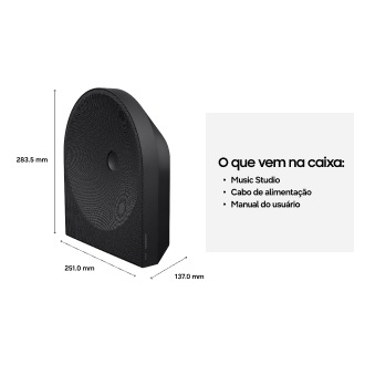 Music Studio 5 LS50H 2.0 canais Smart Speaker 2026 Preto