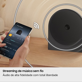 Music Studio 5 LS50H 2.0 canais Smart Speaker 2026 Preto