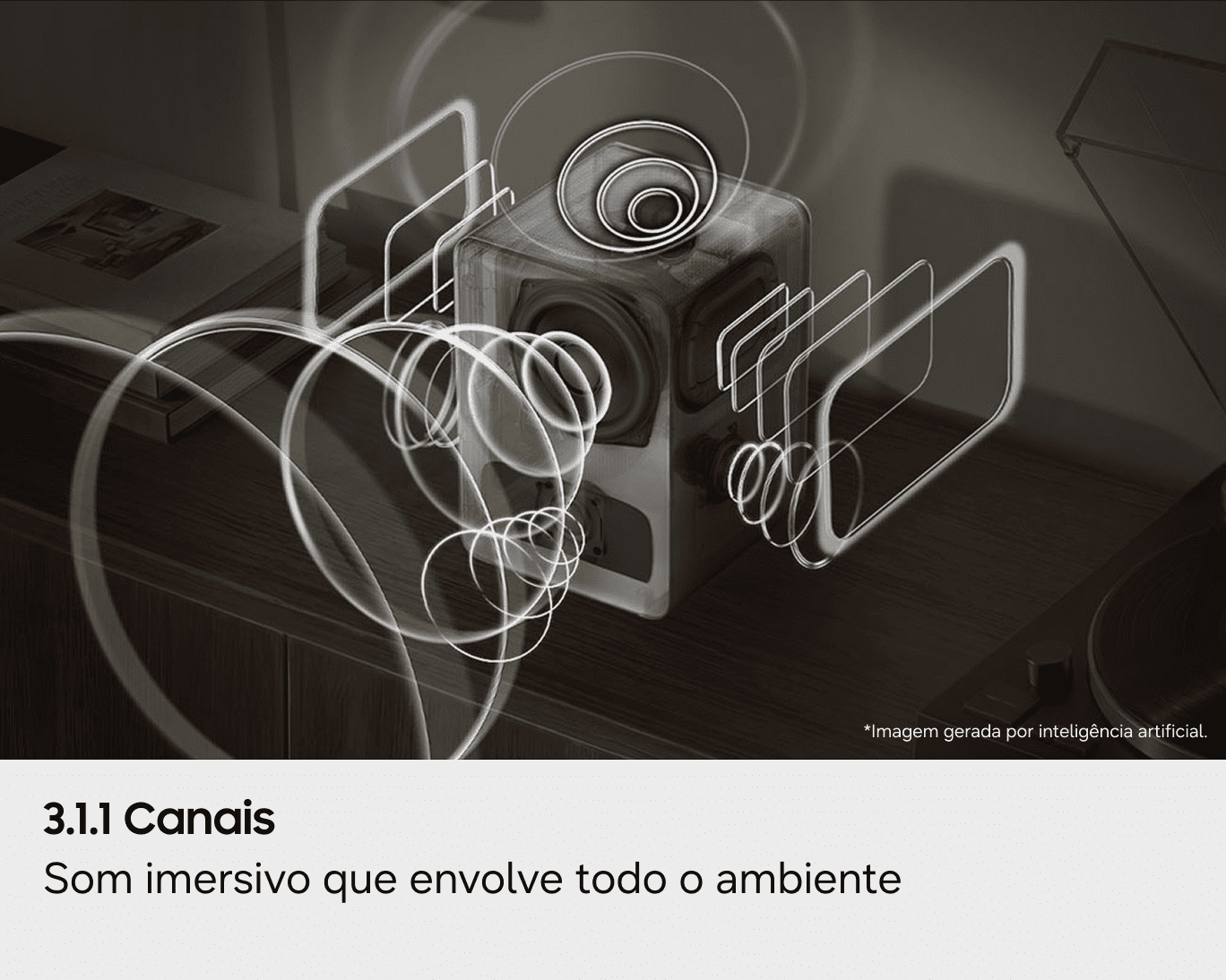 Music Studio 7 LS70H 3.1.1 canais Wireless Speaker (2026) Preto