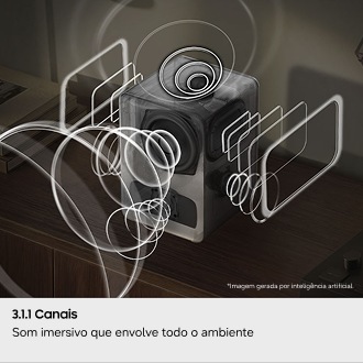 Music Studio 7 LS70H 3.1.1 canais Wireless Speaker (2026) Preto