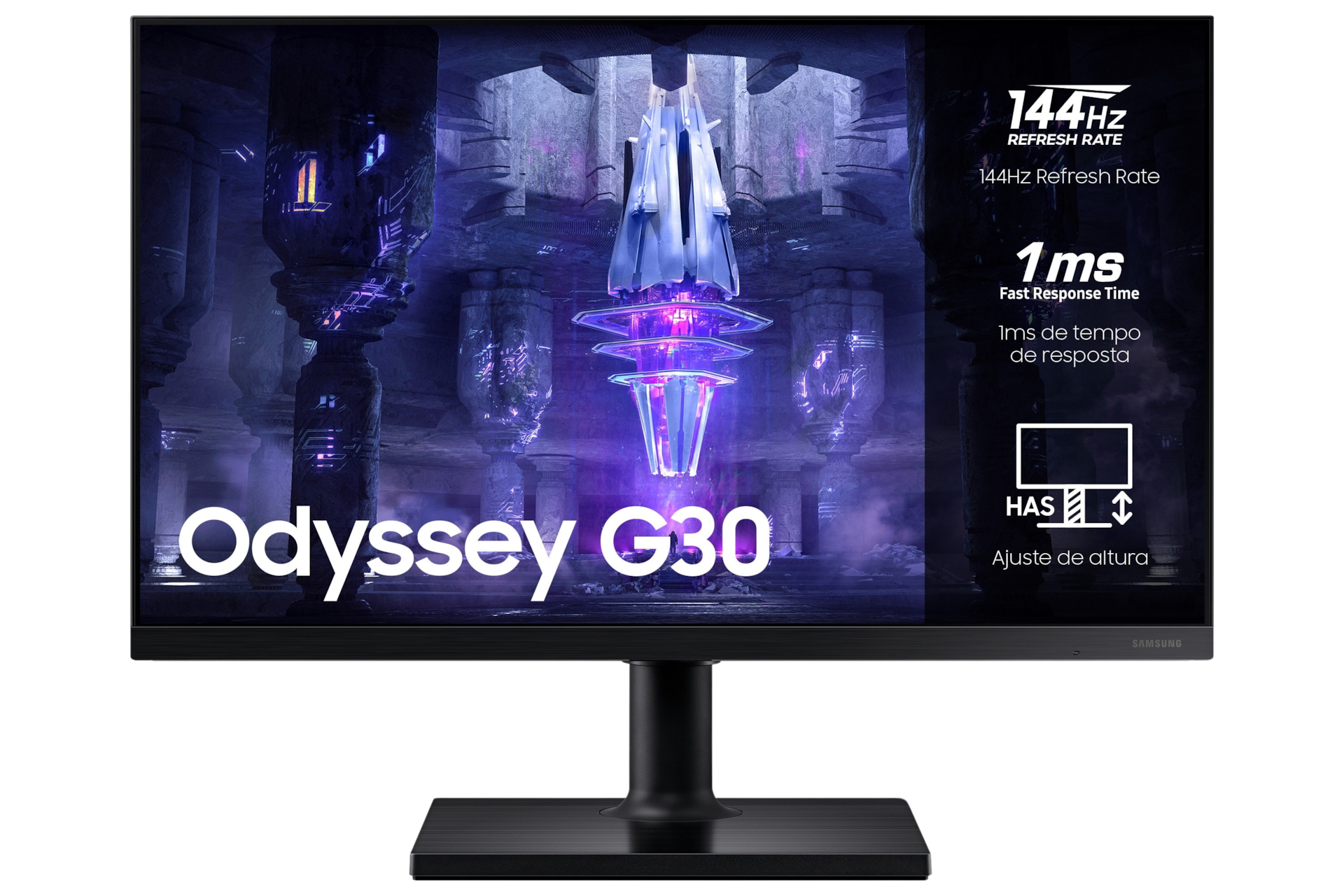 ECRAN GAMING SAMSUNG 27 POUCES ODYSSEY G30 A - 144HZ - FREESYNC PREMIUM