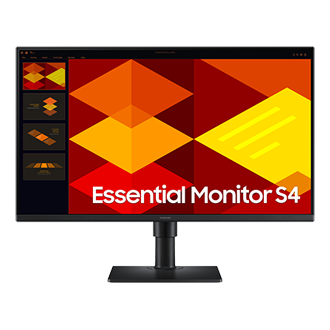 22"/24"/27" Essential Monitor S4 S40GD Full HD Monitor Front Black 