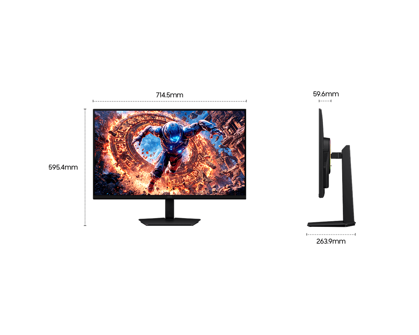 Monitor Gamer Odyssey G8 32" Black