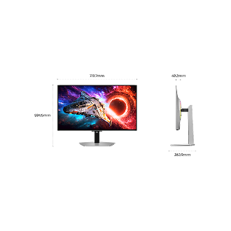 32" Odyssey OLED G8 4K Monitor Gamer Silver
