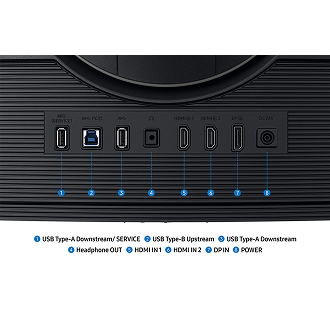 37" Odyssey G7 G75F 4K 165Hz Gaming Monitor Tilt1 Black 