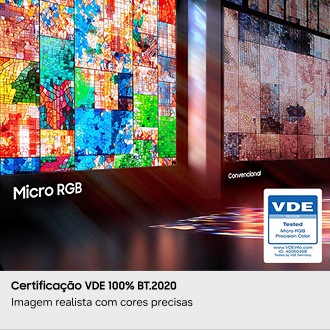 Smart TV Samsung Vision AI 65” Micro RGB 4K R85H (2026) Titanium Black