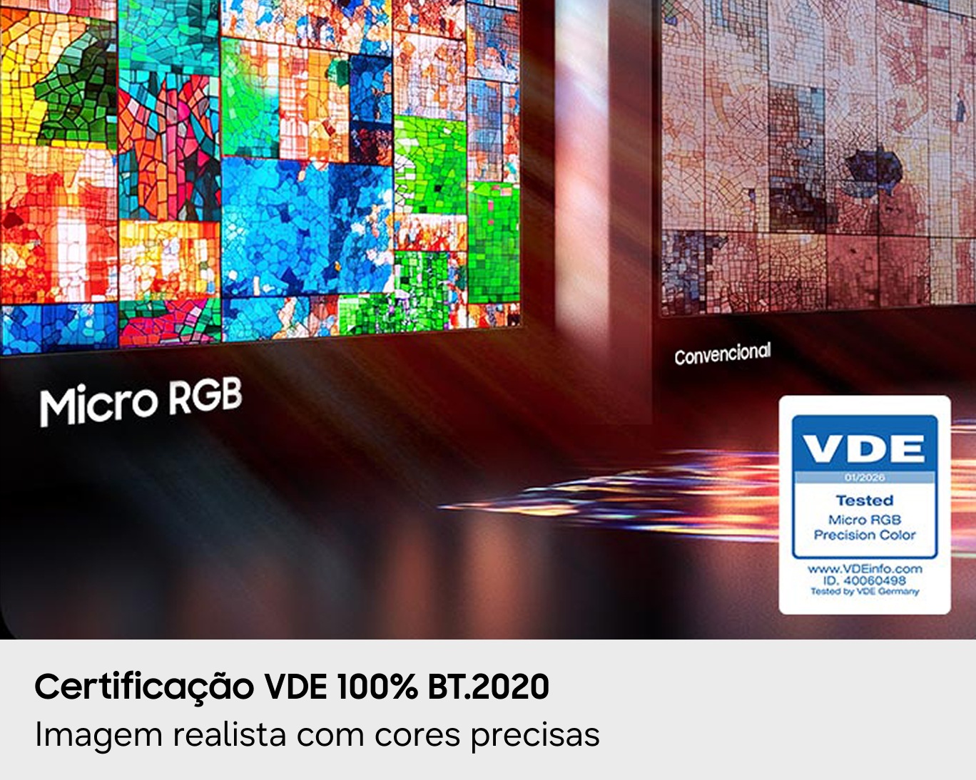Smart TV Samsung Vision AI 75” Micro RGB 4K R85H (2026) Titanium Black