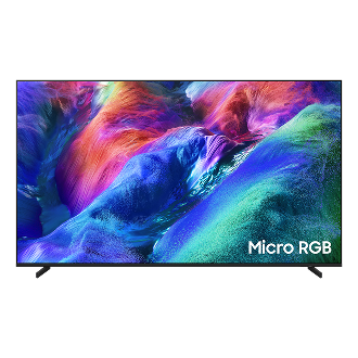 Smart TV Samsung Vision AI Micro RGB 4K R85H (2026) Front Titanium Black 