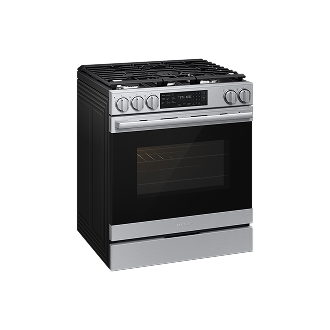 NSG80H/30_NSG80H60SRAX Air Fry Max and Pro-Style Design 6.0 cu.ft. L-Perspective Silver 