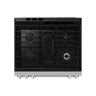 NSG80H/30_NSG80H60SRAX Air Fry Max and Pro-Style Design 6.0 cu.ft. R-Perspective-Open Silver 