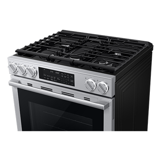 Fogão de Piso a Gás Série 90 com 5 bocas Design Inox WiFi e AirFry Max 127V Detail1 Silver 