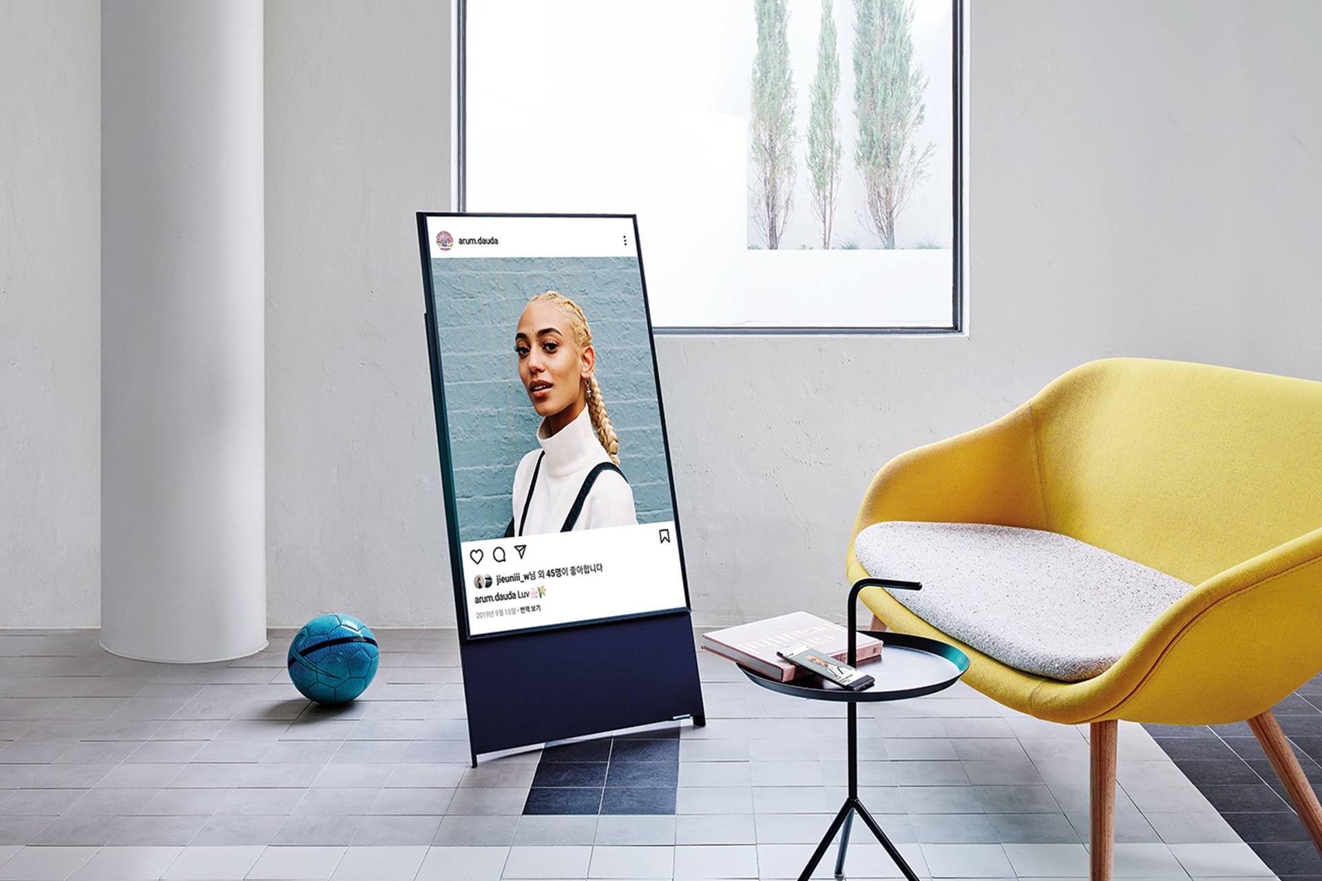 Smart TV QLED 4K The Sero 43" 43LS05B navyblue Samsung Brasil