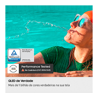 Smart TV 43" QLED Full HD Q5F 2025 Preto