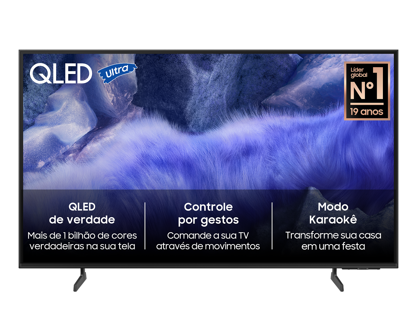 Vision AI TV 50" QLED 4K QEF1 2025 Titanium Gray