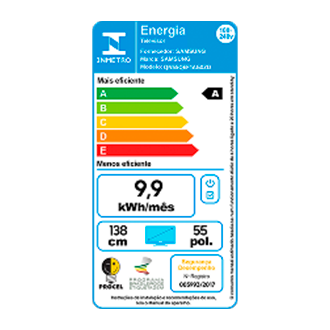 Vision AI TV 55 polegadas QLED 4K QEF1 2025 Titanium Gray