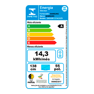 Vision AI TV 55 polegadas Neo QLED 4K QN1EF 2025 Black