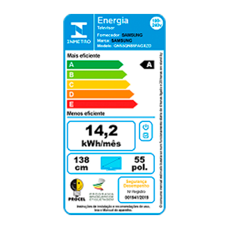 Vision AI TV 55 polegadas Neo QLED 4K QN85F 2025 Black