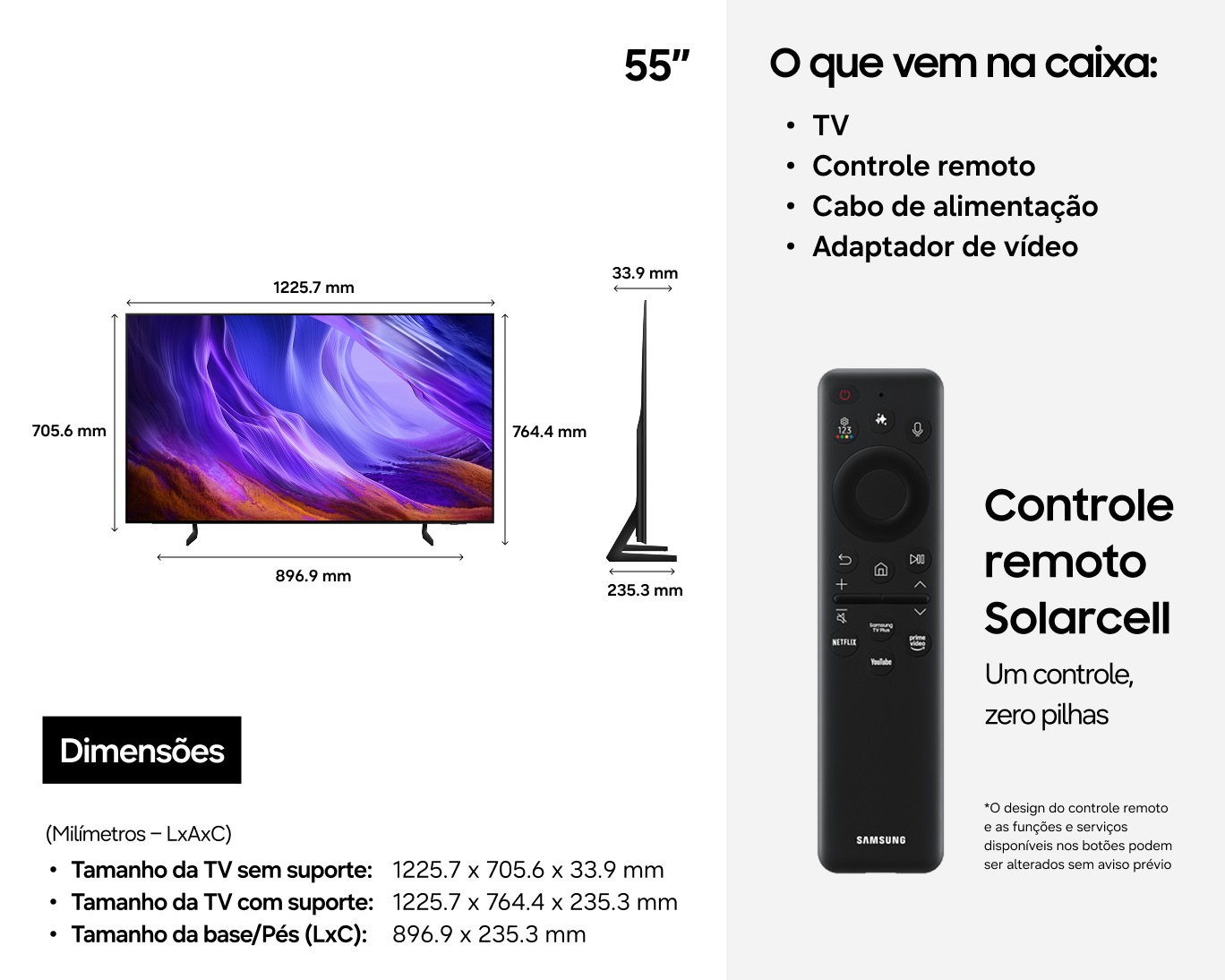 Smart TV Samsung Vision AI 55” OLED 4K S85H (2026) Graphite
