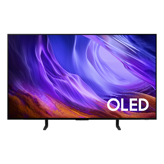 {size}" OLED S85H 4K Samsung Vision AI Smart TV (2026) Front Graphite 