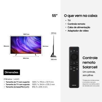 Smart TV Samsung Vision AI 55” OLED 4K S85H (2026) Graphite