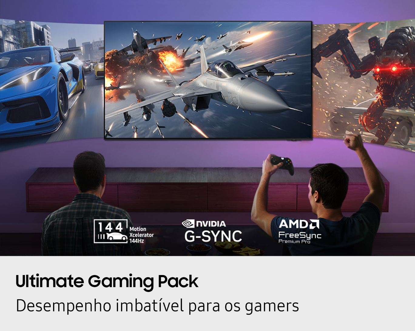 Vision AI TV 55 polegadas OLED 4K S90F 2025 Black