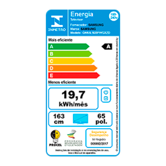 Vision AI TV 65 polegadas The Frame Pro 4K LS03F 2025 Preto