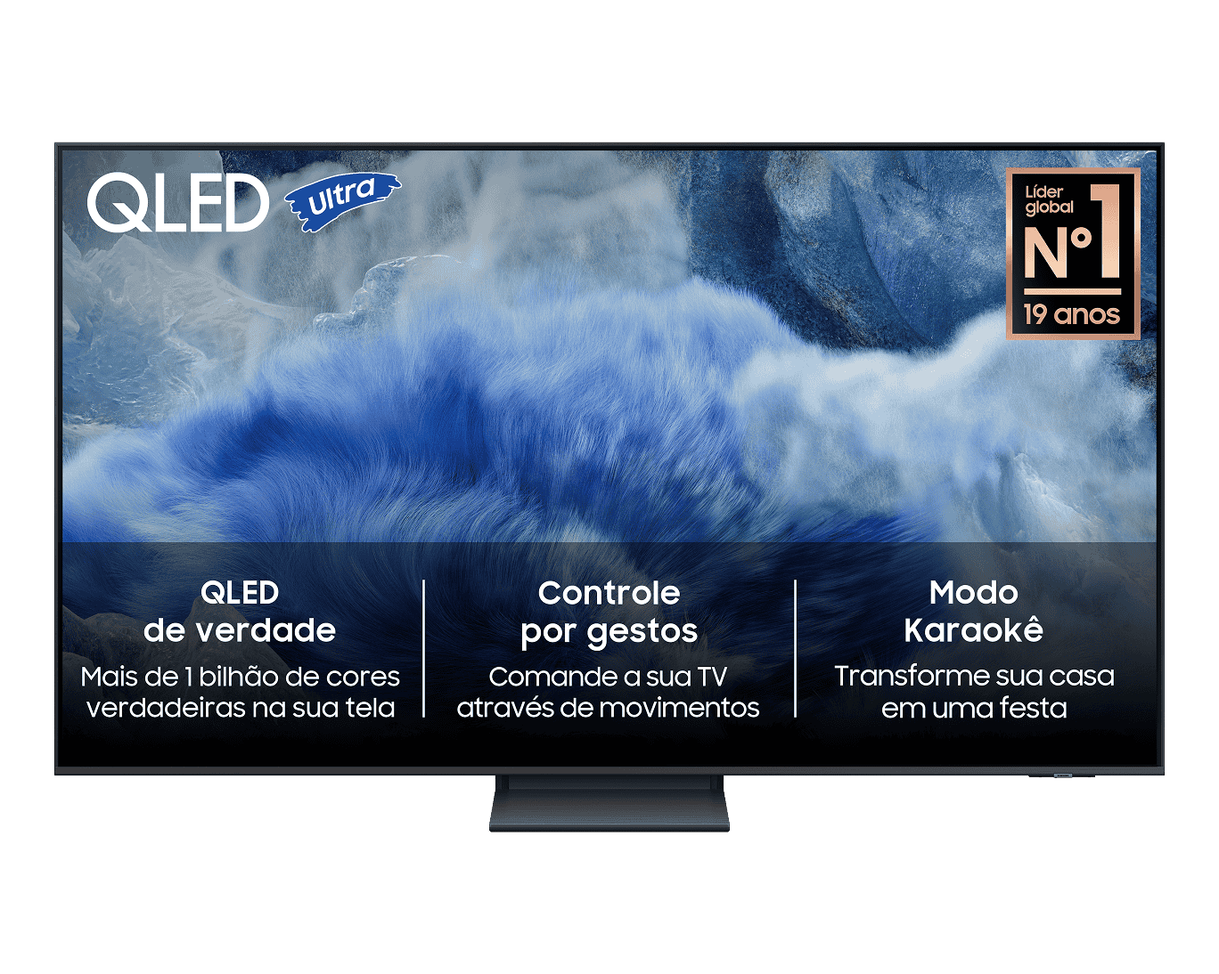 Vision AI TV 65" QLED 4K Q8F 2025 Cinza titânio