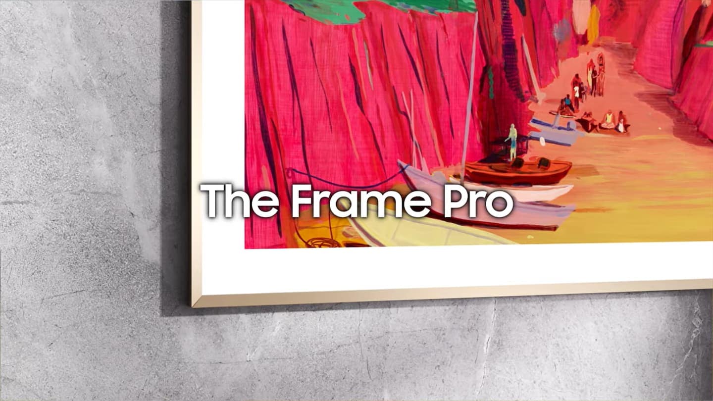 [Cóm á Thé Frámé Pró, trágá á bélézá dá árté párá súá cásá átrávés dá Sámsúñg Árt Stóré. Éxpéríméñté á cóñfígúráçãó fléxívél cóm ó Wíréléss Óñé Cóññéct é véjá cádá píñcéládá gáñhár vídá cóm úm ÁrtfúlCólór cóm válídáçãó PÁÑTÓÑÉ. Éqúípádá cóm Qúáñtúm Míñí LÉD é Ñéó Qúáñtúm HDR, élá óférécé prófúñdídádé, cóñtrásté é détálhés ímpréssíóñáñtés párá élévár súá éxpéríêñcíá vísúál.]