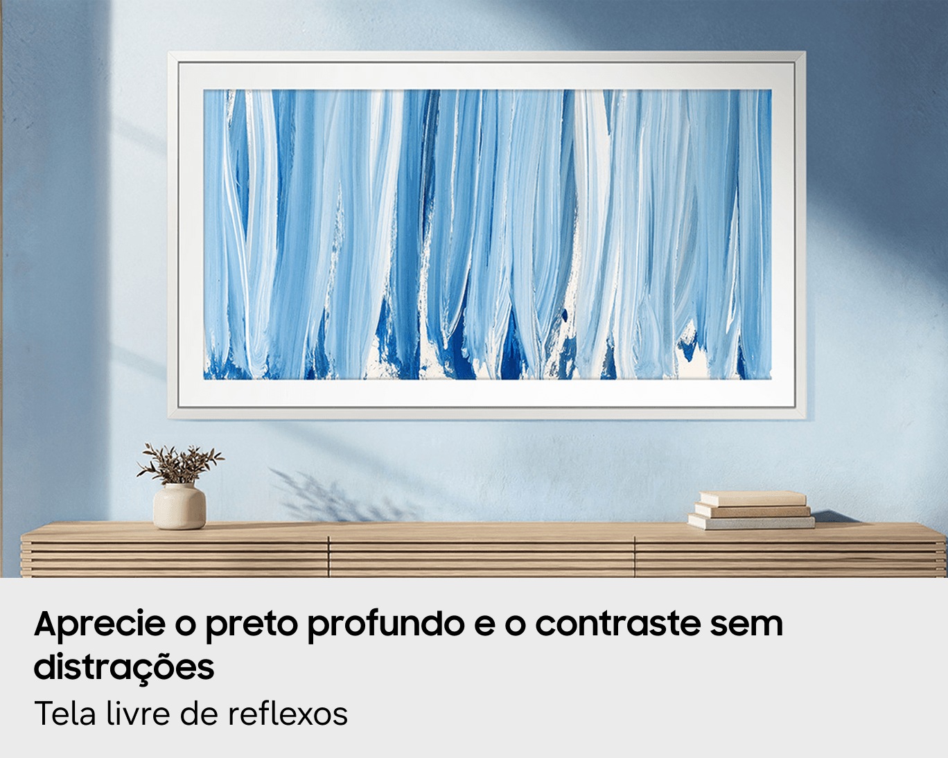 Smart TV Samsung Vision AI 75" The Frame Pro 4K LS03HW (2026) Preto
