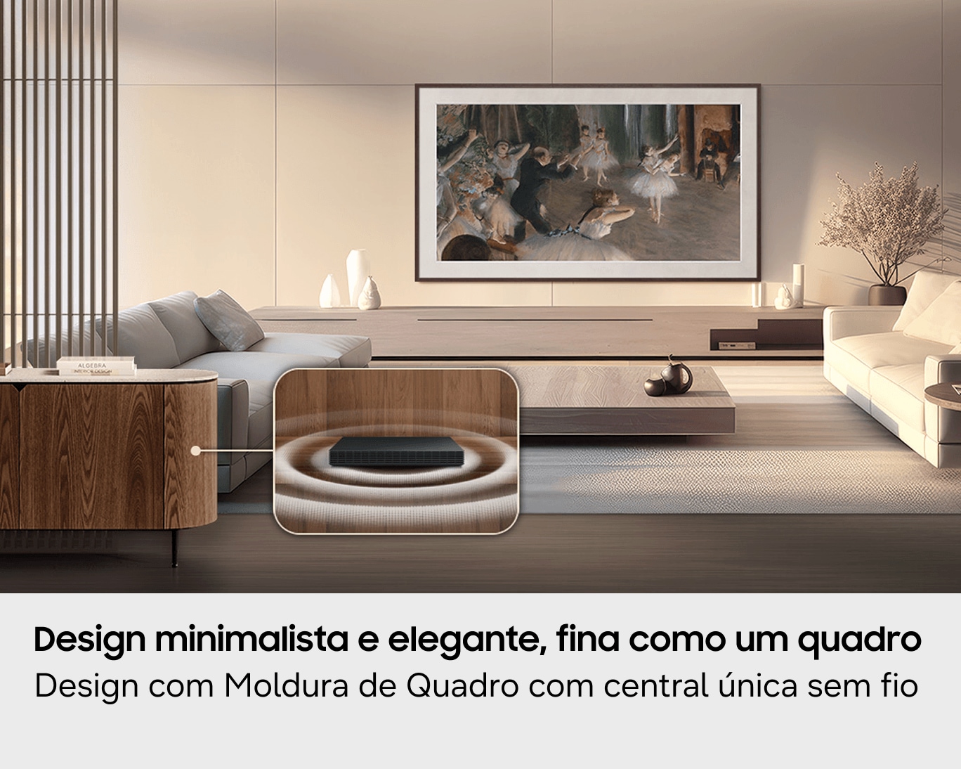 Smart TV Samsung Vision AI 75" The Frame Pro 4K LS03HW (2026) Preto