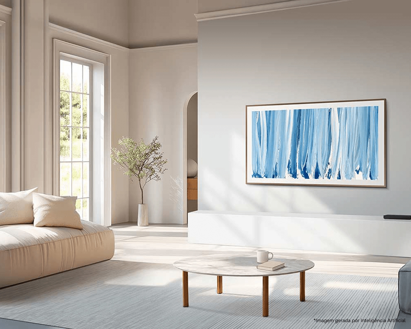 Smart TV Samsung Vision AI 75" The Frame Pro 4K LS03HW (2026) Preto