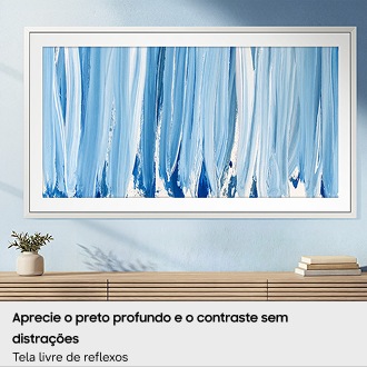 Smart TV Samsung Vision AI 75" The Frame Pro 4K LS03HW (2026) Preto