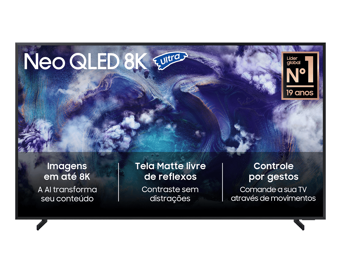 Vision AI TV 75" Neo QLED 8K QN900F 2025 Black