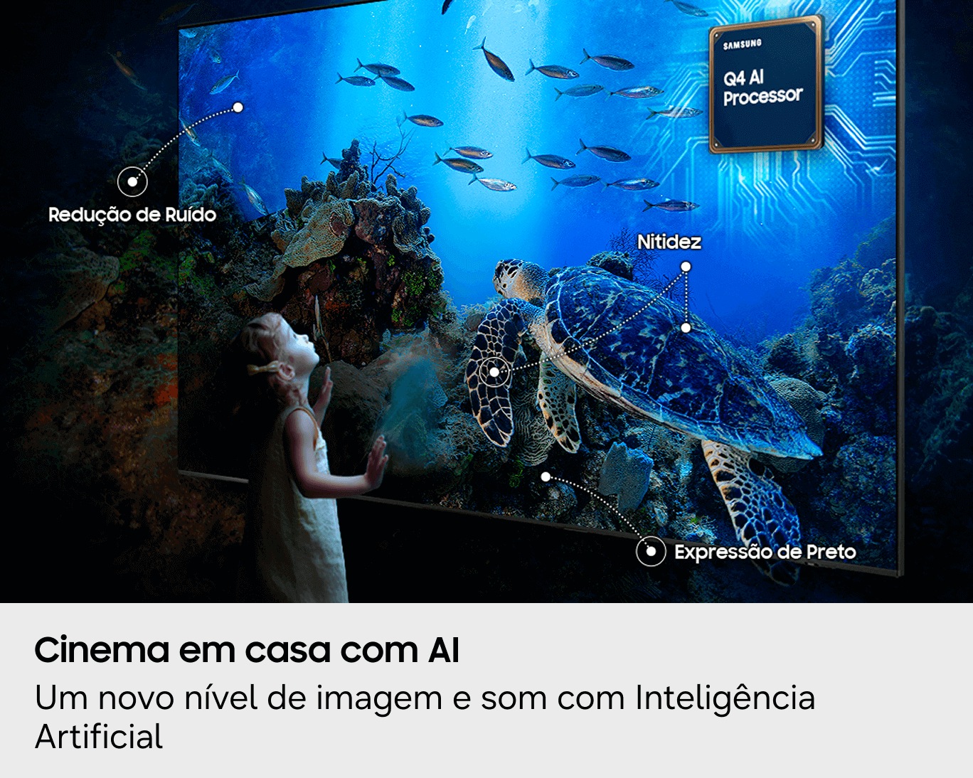 98" QLED Q7F 4K Samsung Vision AI Smart TV (2025) L-Side Black 