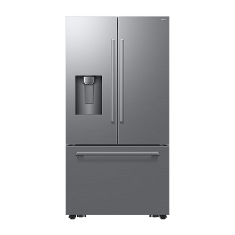 French Door Zero clearance fit with SpaceMax 28.5 cu.ft Front Silver 
